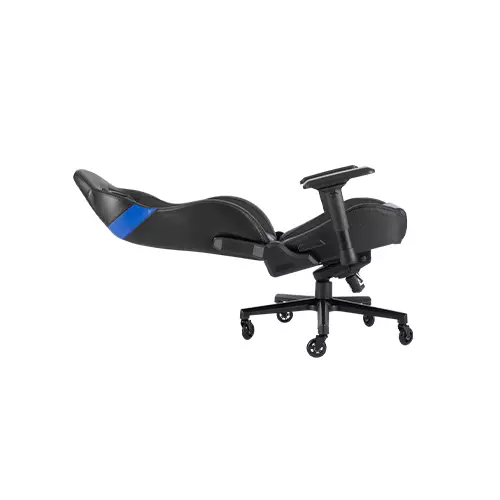 CORSAIR T2 ROAD WARRIOR GAMING CHAIR (BLACK-BLUE) - 4