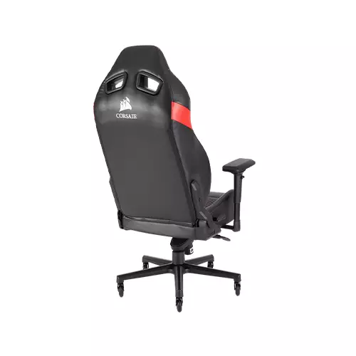 CORSAIR T2 ROAD WARRIOR GAMING CHAIR (BLACK-RED) - 4