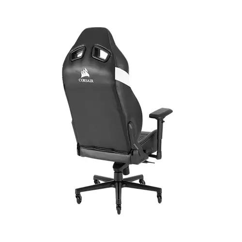 CORSAIR T2 ROAD WARRIOR GAMING CHAIR (BLACK-WHITE) - 3