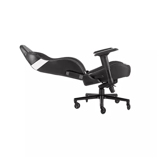 CORSAIR T2 ROAD WARRIOR GAMING CHAIR (BLACK-WHITE) - 4
