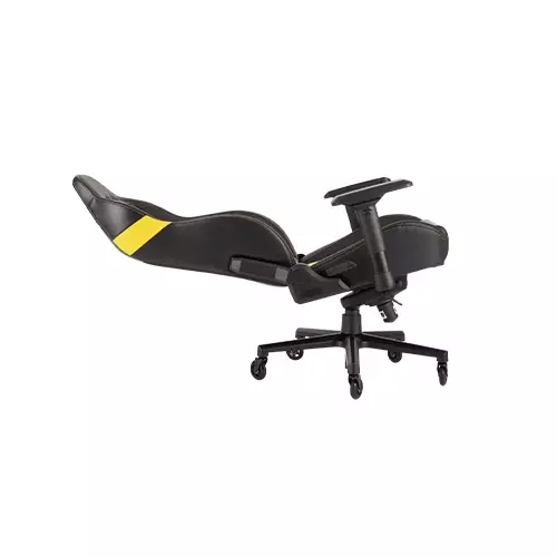 CORSAIR T2 ROAD WARRIOR GAMING CHAIR (BLACK-Yellow) - 4