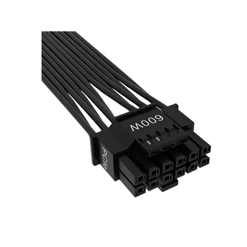 CORSAIR 600W PCIE 5.0 12VHPWR TYPE-4 PSU FLAT RIBBON POWER CABLE - 1