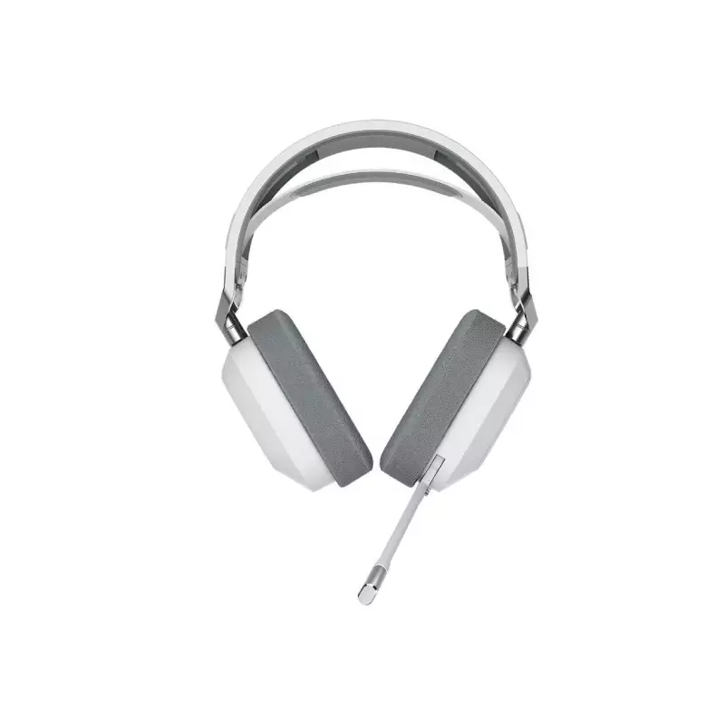 CORSAIR HS80 RGB USB WIRED GAMING HEADSET (WHITE) - 3