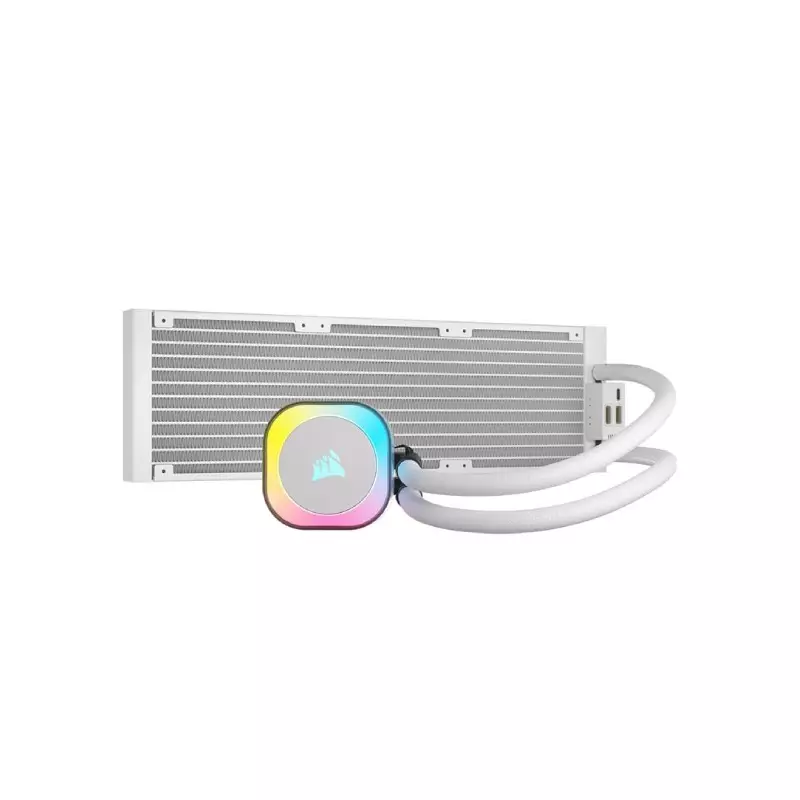CORSAIR ICUE LINK H150I RGB ALL IN ONE LIQUID WHITE CPU COOLER - 2