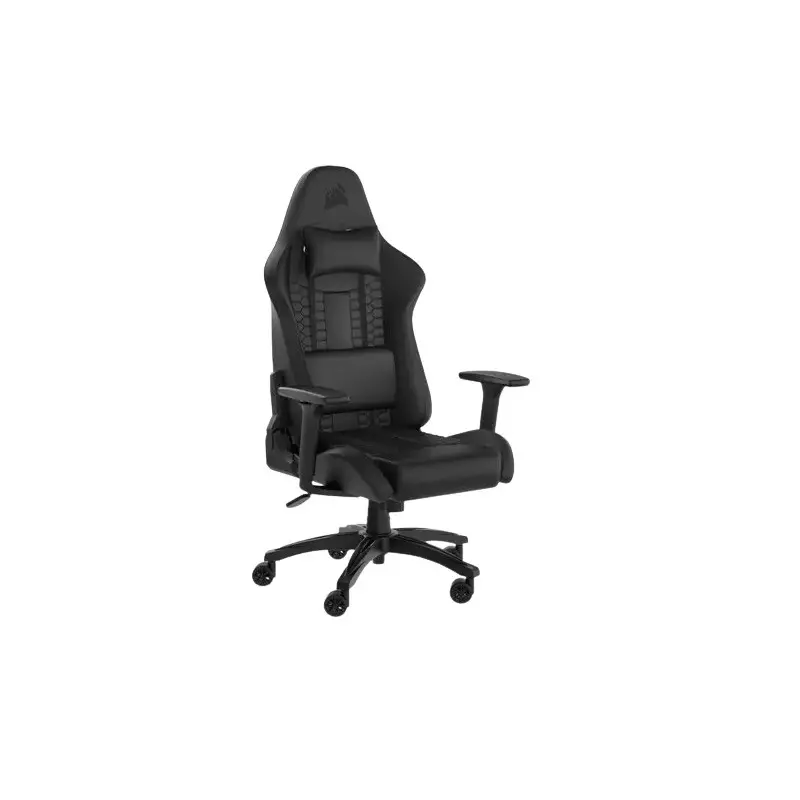 CORSAIR TC100 RELAXED Leatherette Black Gaming Chair - 3