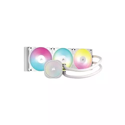 Corsair NAUTILUS 360 RS ARGB Liquid CPU Cooler (White) - 1