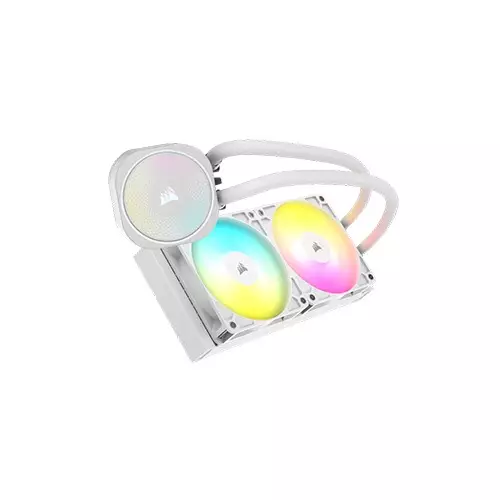 Corsair NAUTILUS 240 RS ARGB Liquid CPU Cooler - White - 1
