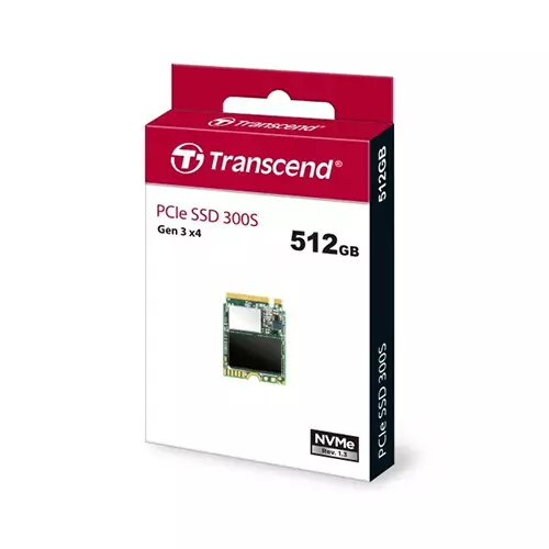 Transcend 300S 512GB M.2 NVMe PCIe Gen3 x4 2230 SSD - 2