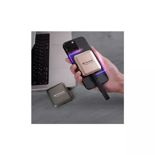 Transcend ESD420G 1TB 20Gbps Type-C Magnetic Portable SSD - 1