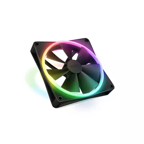 NZXT F120 RGB DUO 120mm RGB Casing Fan (Black) - 1
