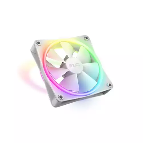 NZXT F120 RGB DUO 120mm RGB Casing Fan (White) - 1