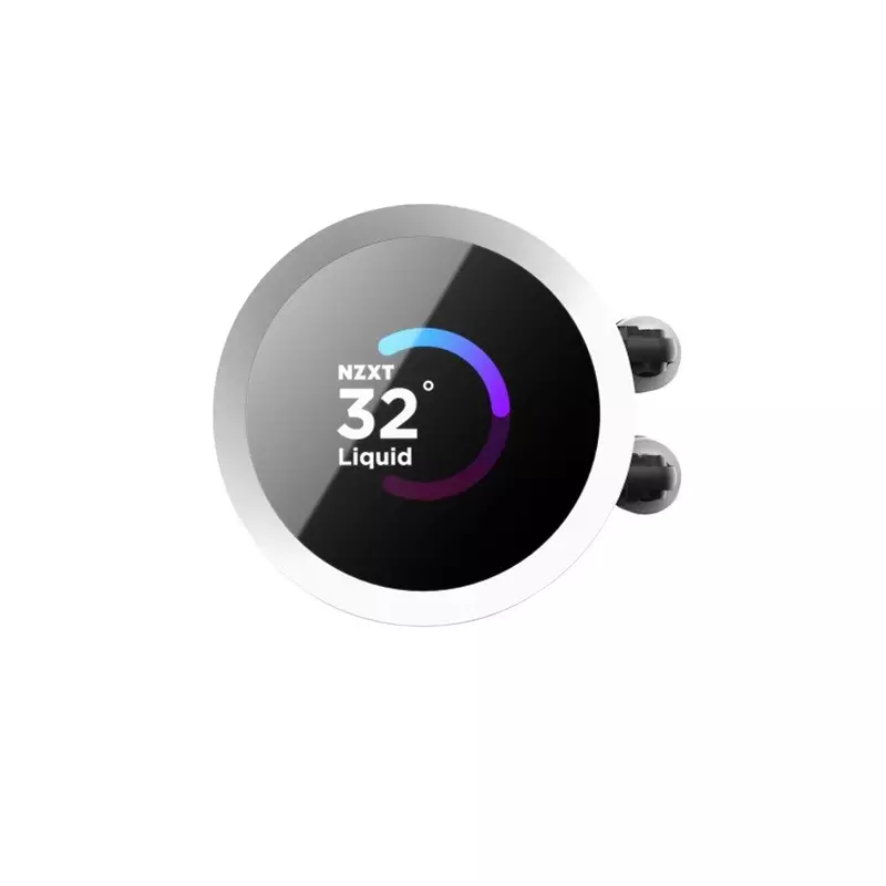 NZXT Kraken RL-KR240-W1 RGB 240mm AIO CPU Liquid Cooler with LCD Display - 2
