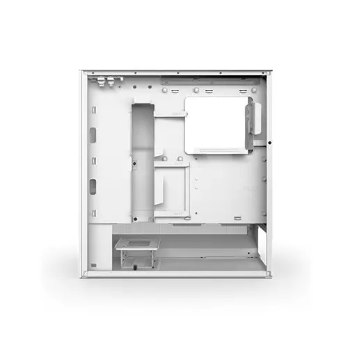 NZXT H5 Flow 2024 Edition Compact ATX Mid-Tower High Airflow Gaming Casing (White) - 4