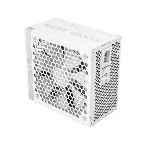 NZXT C1000 1000 Watt 80 Plus Gold ATX 3.1 Full-Modular Power Supply (White) - 1