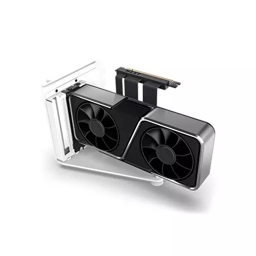 NZXT AB-RH175-W1 Vertical GPU Mounting Kit (White) - 1