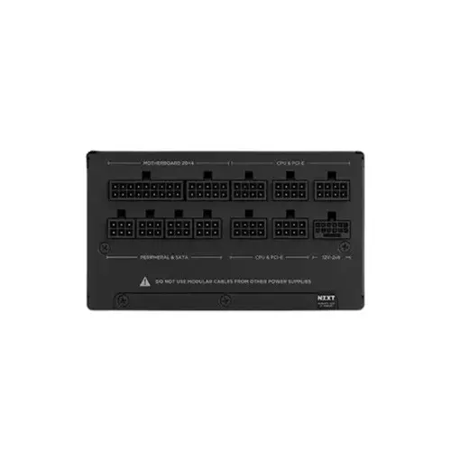 NZXT C1000 1000 Watt 80 Plus Gold ATX 3.1 Full-Modular Power Supply Black - 3