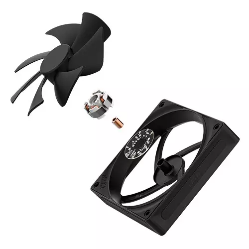 NZXT F120P 120mm Static Pressure PWM Casing Fan (White) - 3