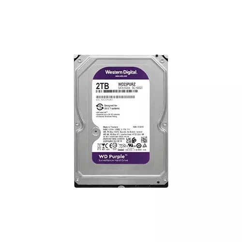 Western Digital WD23PURZ Purple 2TB Surveillance HDD - 2