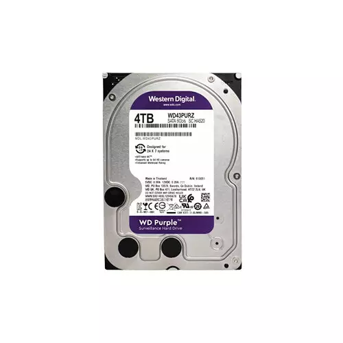 Western Digital WD43PURZ Purple 4TB Surveillance HDD - 2