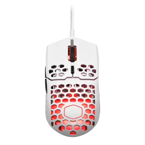 Cooler Master MM711 RGB Matte White Gaming Mouse - 1