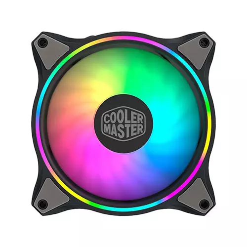Cooler Master MasterFan MF120 Halo Black ARGB 120mm Case Fan - 1