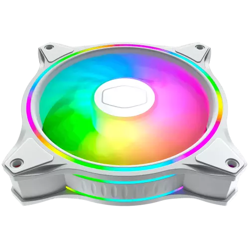 Cooler Master MasterFan MF120 Halo White ARGB 120mm Case Fan - 3