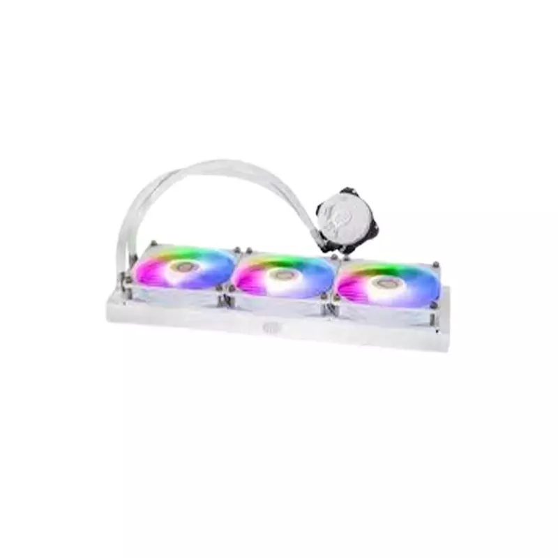Cooler Master MasterLiquid 360L Core ARGB 360mm Liquid CPU Cooler (White) - 1