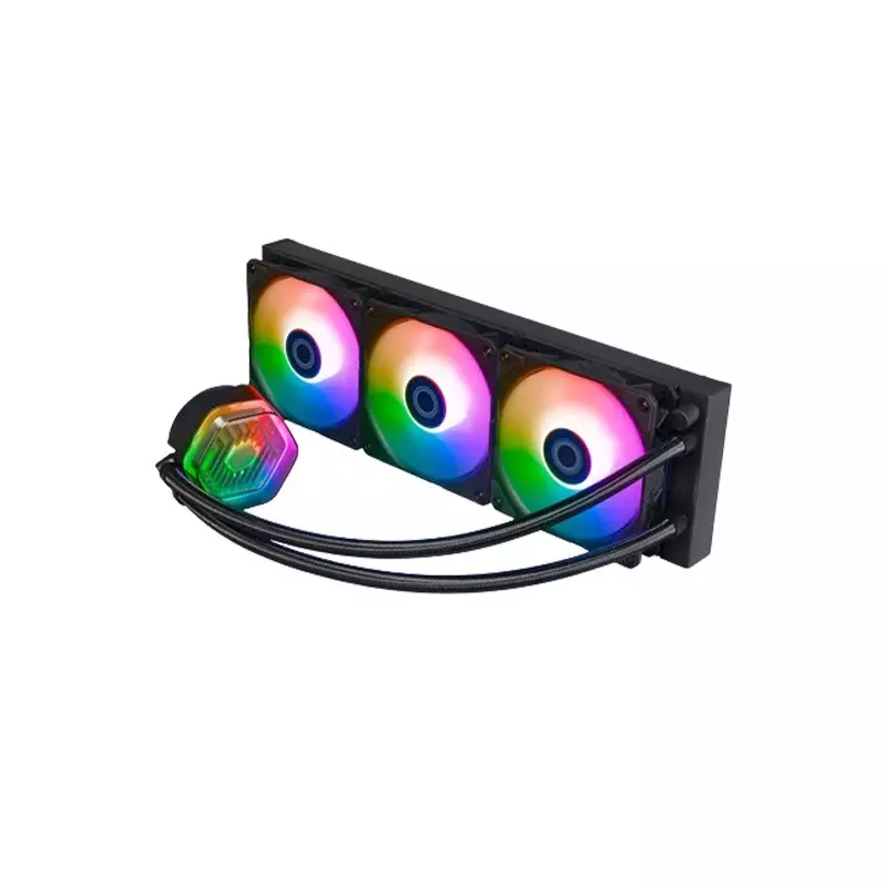 Cooler Master MasterLiquid 360 ATMOS ARGB 360mm Liquid CPU Cooler (Black) - 1