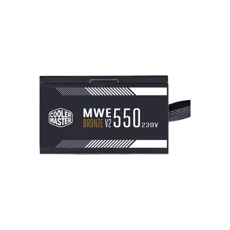 Cooler Master MWE 550W V2 80 Plus ATX Non-Modular Power Supply (Black) - 2
