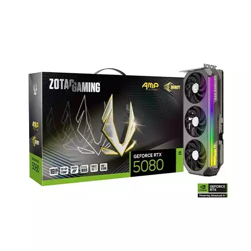 ZOTAC GAMING GeForce RTX 5080 AMP Extreme INFINITY 16GB GDDR7 Graphics Card
