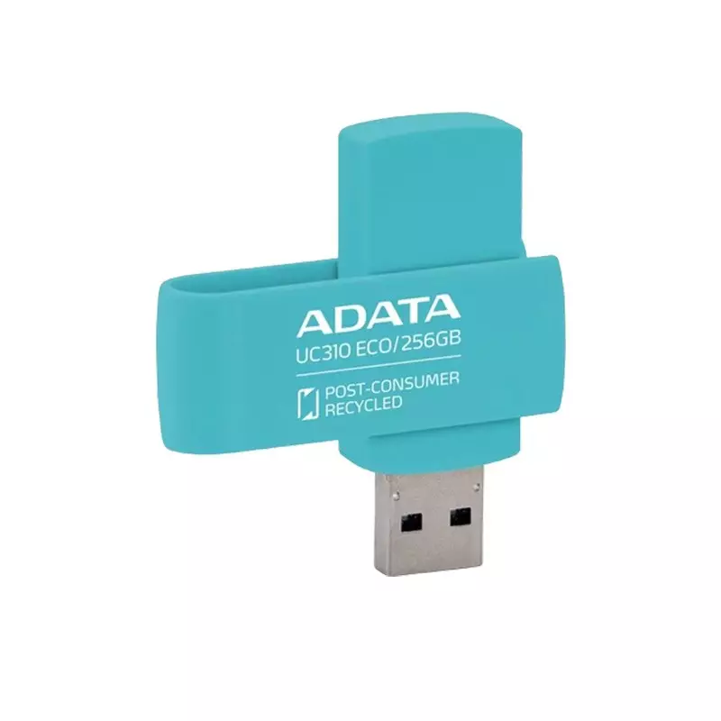 Adata UC310 ECO 256GB USB 3.2 Pen Drive (Green) - 4