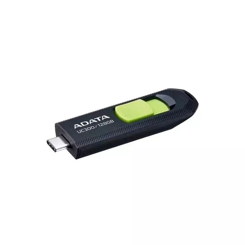 Adata UC300 128GB USB Type-C Pen Drive (Black-Green) - 1