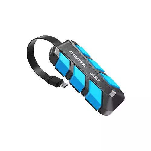 Adata SC740 USB 3.2 Gen2 500GB External SSD - 1