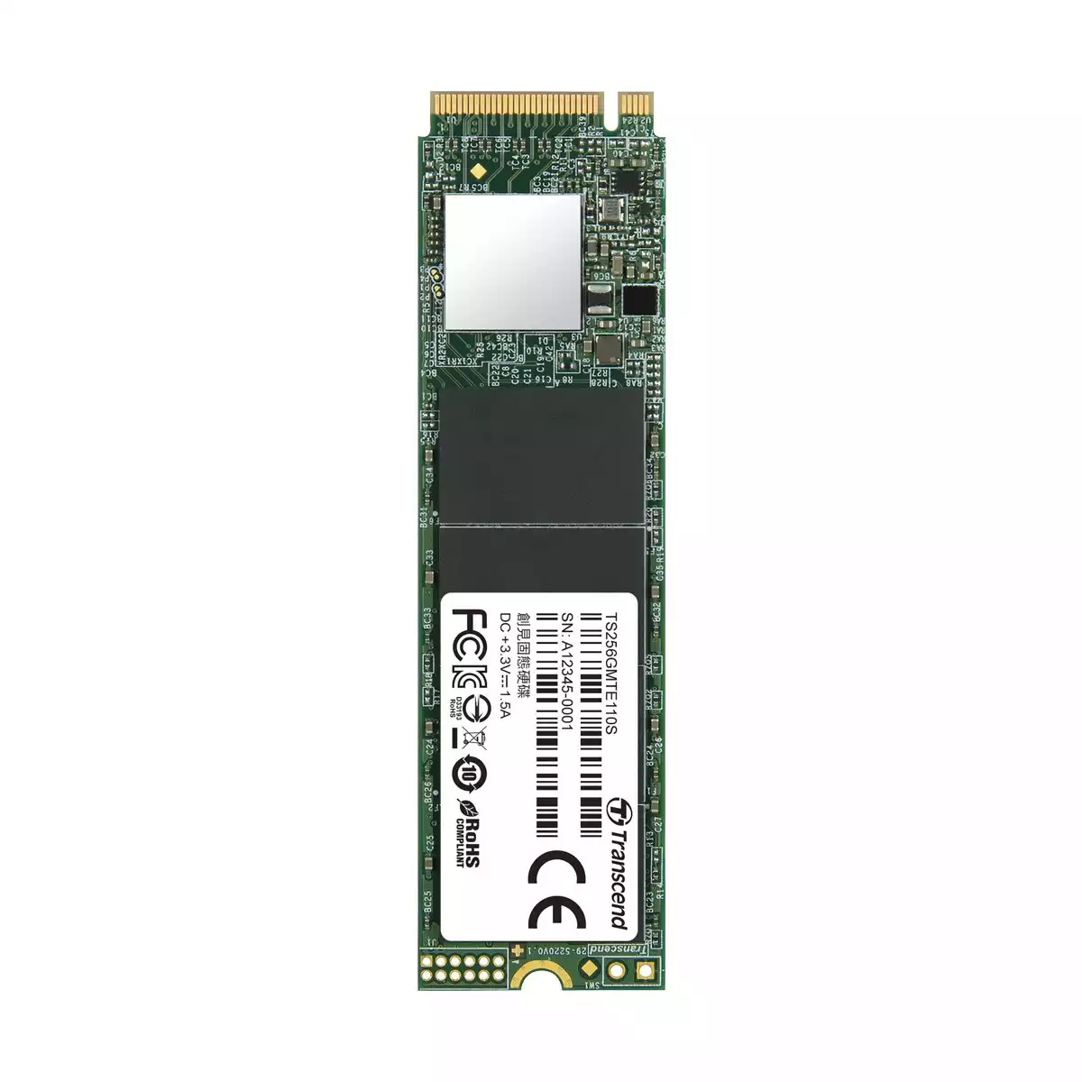 Transcend 110S 256GB M.2 PCIe SSD Drive
