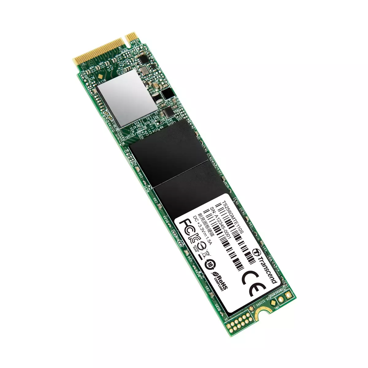 Transcend 110S 256GB M.2 PCIe SSD Drive - 1