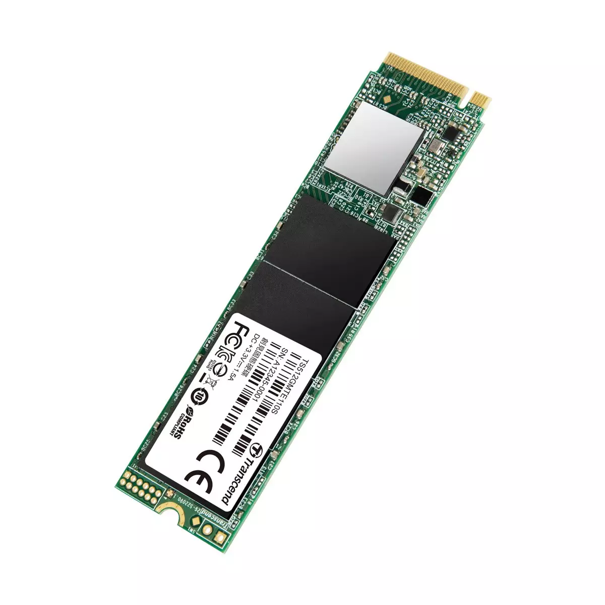 Transcend 110S 128GB M.2 NVMe SSD - 1