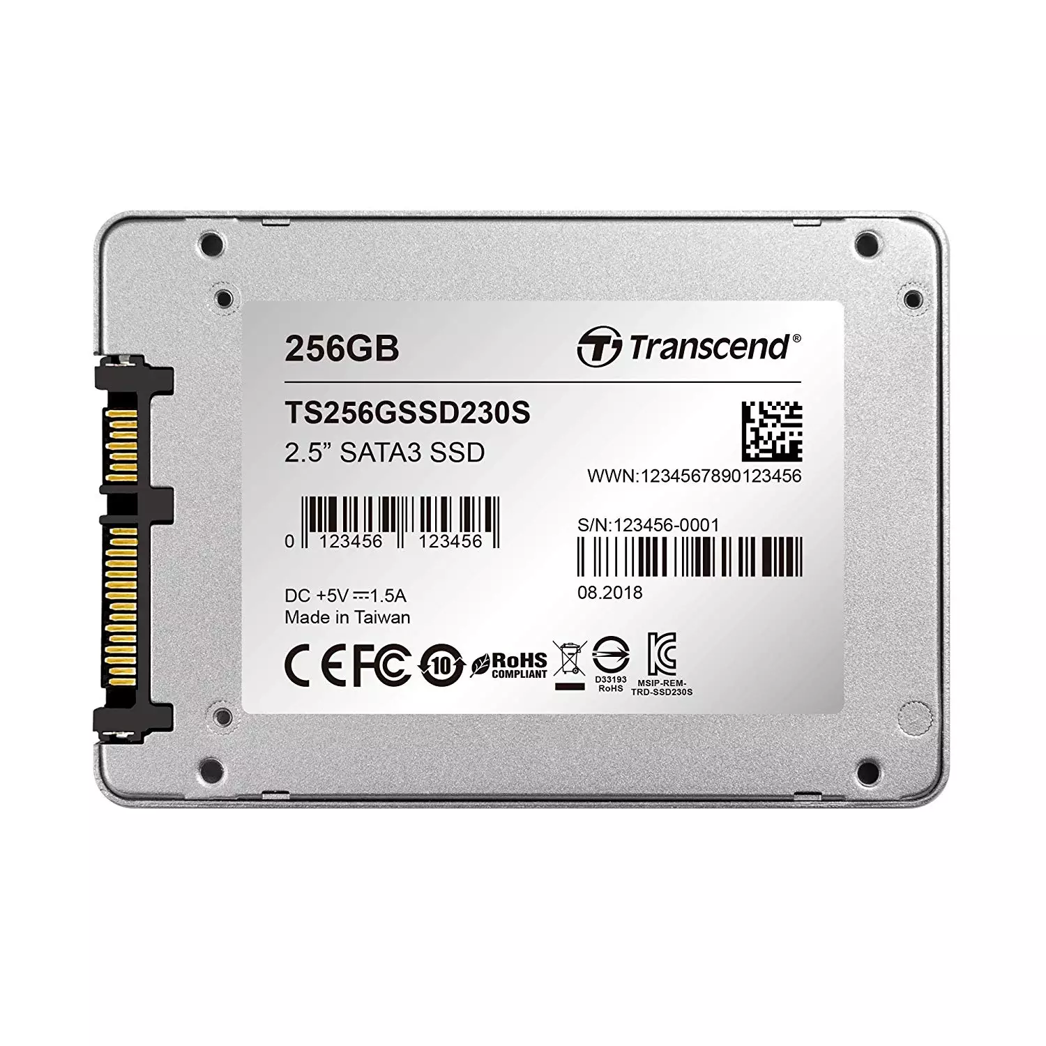 Transcend 230S 2.5 Inch 256GB SATAIII SSD - 1