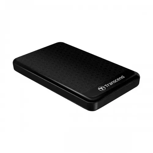 Transcend J25A3K 1TB USB 3.0 Black Portable HDD - 1