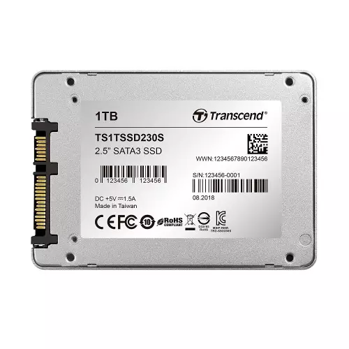 Transcend 230S 1TB 2.5 inch 3D TLC SATAIII SSD - 1