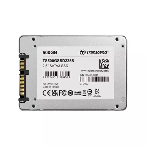 TRANSCEND 225S 500GB 2.5 INCH SATA III SSD - 1