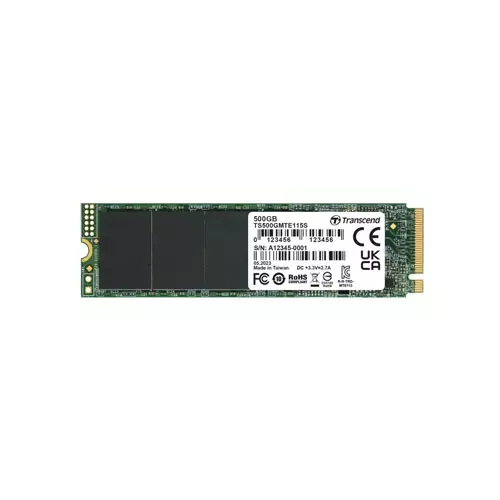 TRANSCEND 500GB 115S NVME M.2 2280 PCIE GEN3X4 INTERNAL SSD - 1