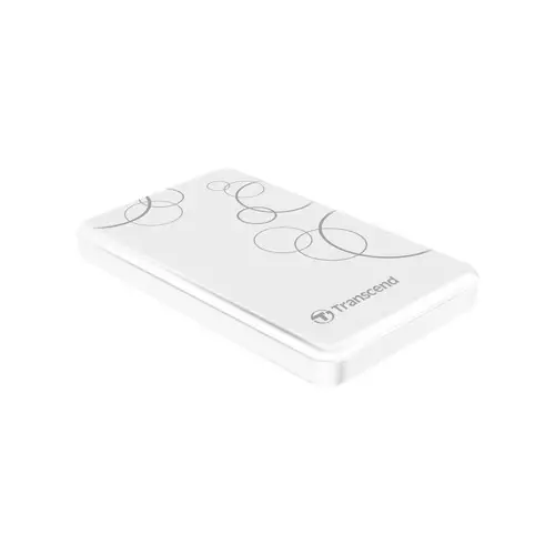 Transcend StoreJet J25A3W 1TB USB 3.1 Gen 1 White External HDD - 1