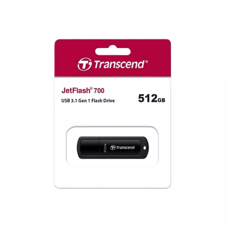 Transcend JetFlash 700 512GB USB 3.1 Pen Drive - 1