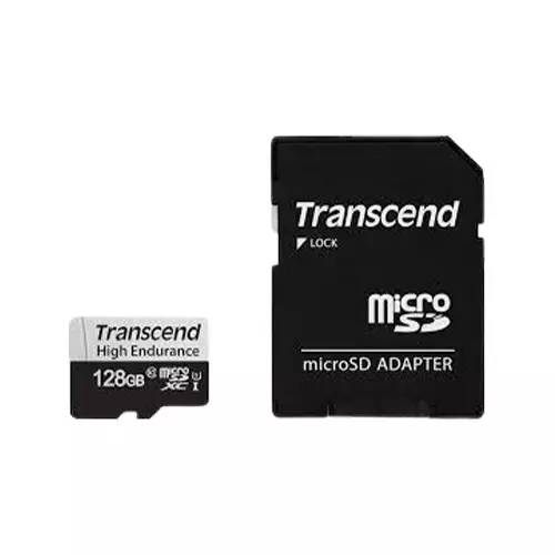 Transcend TS128GUSD350V UHS-I U1 128GB MicroSD Memory Card - 1