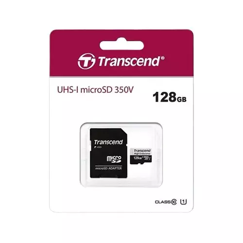 Transcend TS128GUSD350V UHS-I U1 128GB MicroSD Memory Card - 2