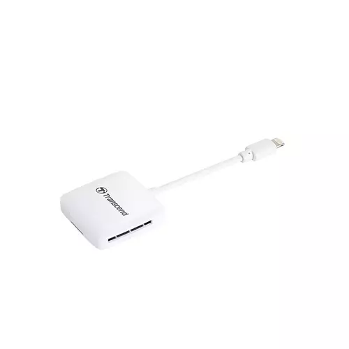 Transcend TS-RDA2W Memory Card Reader with Lightning Connector - 0
