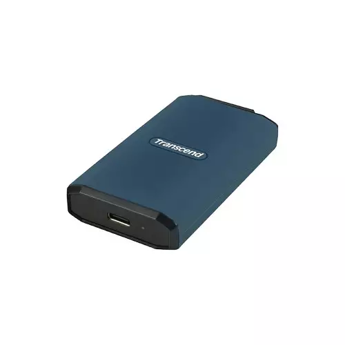 Transcend ESD410C 2TB USB 3.2 Gen 2 Type-C to A Portable SSD (Dark Blue) - 1