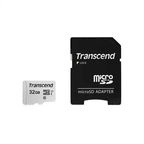 Transcend 32GB UHS-I U1 Micro SD Memory Card with Adapter