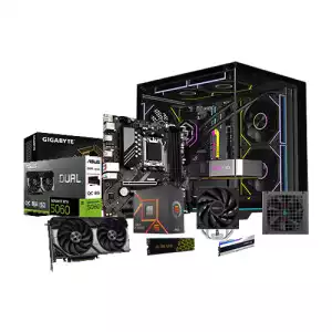 AMD RYZEN 5 7500F Gigabyte B650MK 16GB RAM 500GB SSD Gaming PC with  RTX 5060 8GB
