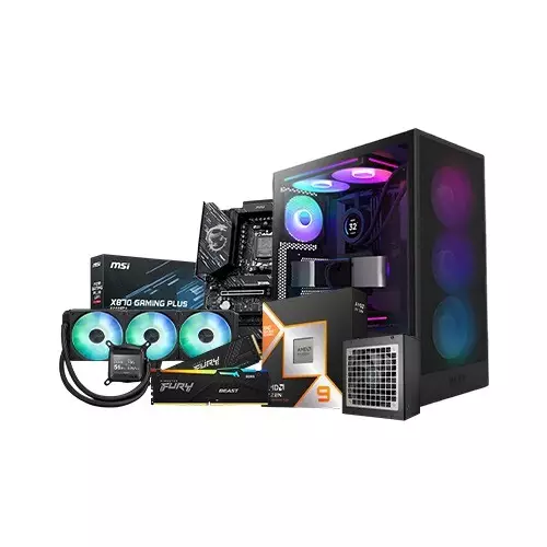 AMD Ryzen 9 9950X3D NZXT H7 Flow 32GB RAM 1TB SSD Desktop PC
